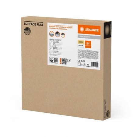 Ledvance LED Wand- und Deckenleuchte Surface LISOEV 330 SQ 19W 830 840 SF FLAT