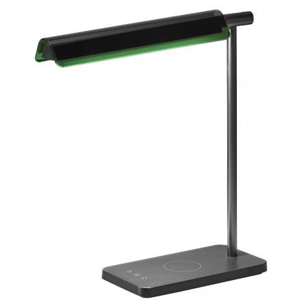 OSRAM Office Line Desk Roof Inductive Charging Schreibtischlampe 19W CCT Dimmbar Schwarz