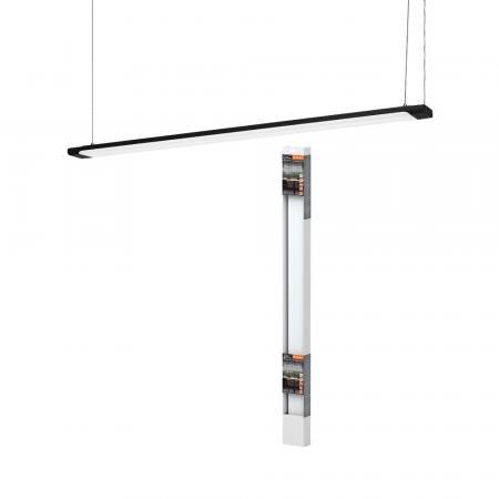 LEDVANCE Pendelleuchte  Office Line Slab 1.2m 40W 840 DIM Black