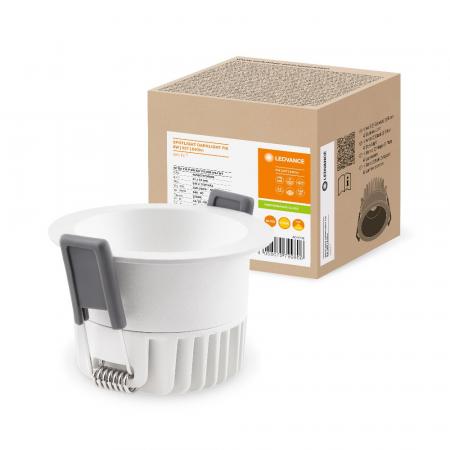 LEDVANCE Spot SP DK FIX P 8W 927 PS DIM IP44  in weiß - hohe Farbwiedergabe