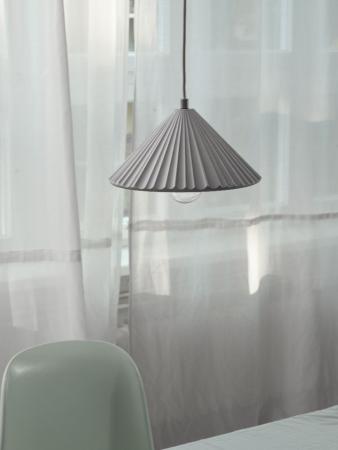 OSRAM Beton Hängelampe CONCRETE Pyramid grau Ø 25 cm  E27