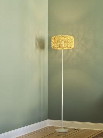 OSRAM Stehleuchte Decor Bale aus Papier mit E27 Fassung beige