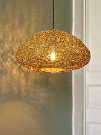 OSRAM Pendelleuchte Decor Paper Drop aus Papier in Tropfenform mit E27 Fassung beige