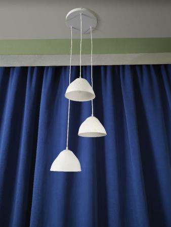 OSRAM Pendelleuchte Camel Bell 3-flammig weiß aus Metall und Pappmaschee für 3 x E14