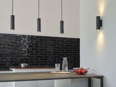 OSRAM Wandleuchte Decor Drums Wall Updown Schwarz IP20