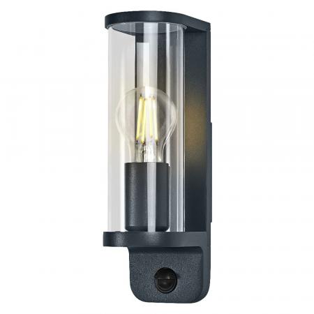 OSRAM ENDURA Classic Tubular Wandleuchte Sensor E27 IP44 Dunkelgrau