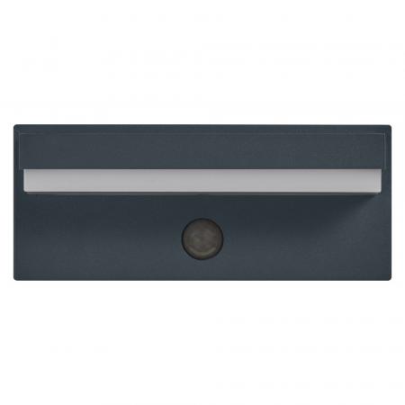 OSRAM ENDURA Style Solar + USB Robust Sensor Wandleuchte IP54 Dunkelgrau