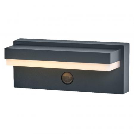 OSRAM ENDURA Style USB Robust Sensor Wandleuchte IP54 Dunkelgrau