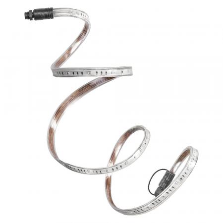 15M Osram Outdoor Flex LED-Streifen IP65 RGB mit Fernbedienung - bis 50 m erweiterbar, inkl. Kabeltrommel, Montagezubehör, Anschlusskabel