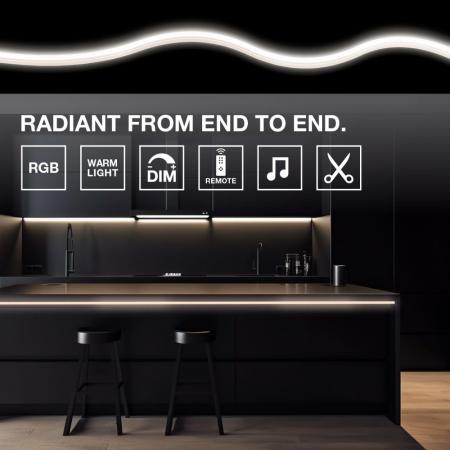 1.5M Osram Flex COB LED-Streifen warmweißes Licht IP20