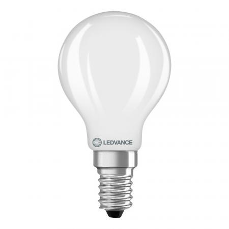 Ledvance E14 LED Filament Tropfenlampe Classic P60 Frosted 5,9W wie 60W 3000K warmweißes Licht
