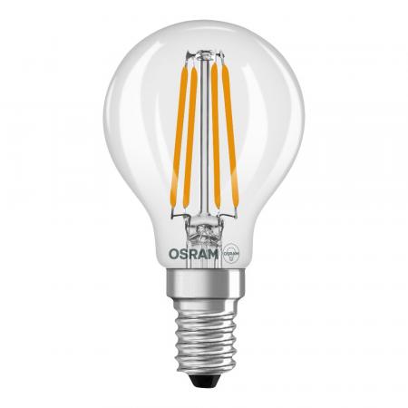 OSRAM E14 CLASSIC LED Lampe Tropfenform dimmbar 2,5W wie 40W 2700K warmweißes Licht Filament