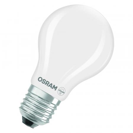 OSRAM LED Classic A 75 Filament DIM Energy Efficiency Class A 5W 840 E27 Matt 4000K 1055 lm 300° Kaltweiß