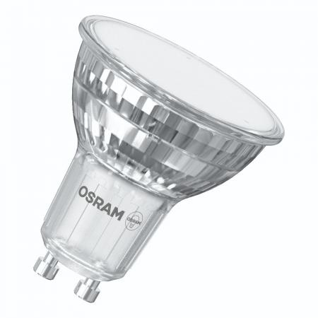 6er Set OSRAM GU10  LED STAR PAR16 Strahler 120° 5,6W wie 49W kaltes Licht mit breitem Lichtkegel 6500K