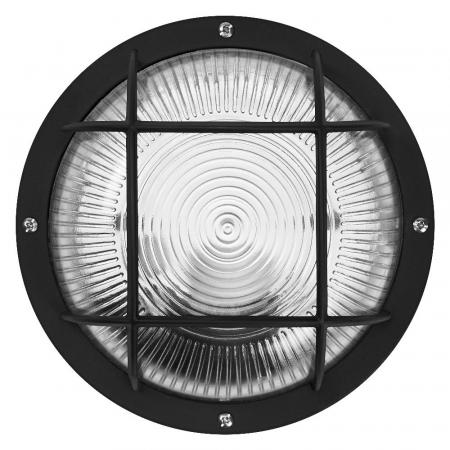 Osram Wandleuchte BULKHEAD Essential Round E27 in schwarz