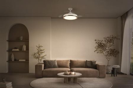 OSRAM Deckenlicht/-ventilator Ceiling Fan Retractable 1070 66W Tunable White mit Fernbedienung