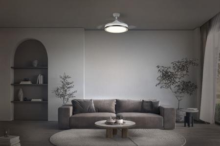 OSRAM Deckenlicht/-ventilator Ceiling Fan Retractable 1070 66W Tunable White mit Fernbedienung