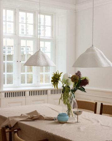 OSRAM Pendelleuchte Decor Lotus Leaf 1-flammig weiß aus Metall und Pappmaschee für E27