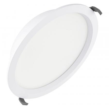 LEDVANCE LED Deckeneinbauleuchte 30–42W 3000–4000K IP44 250mm Multi Select weiß  Einbaudurchmesser: 250 mm