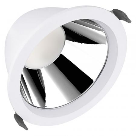 LEDVANCE LED-Downlight Slim 12–18W 3000–4000K weiß 55° UGR<19 IP44 MULTI SELECT