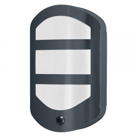 OSRAM ENDURA Style Plate Wandleuchte mit Sensor 12W IP44 Dunkelgrau
