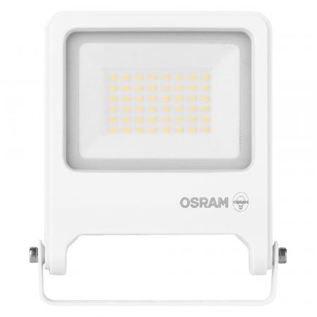 Osram Endura Flacher LED Fluter 30W 3000K warmweiß IP65 weiss Garagen- und Hofbeleuchtung