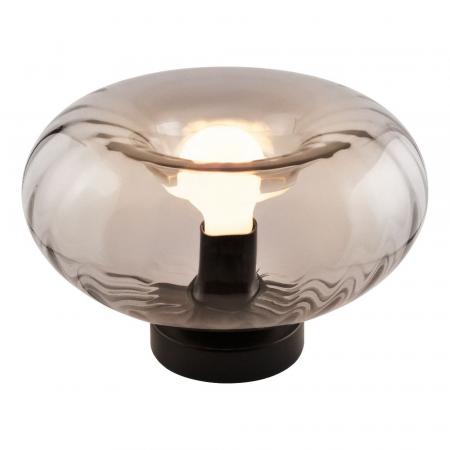 OSRAM DECOR SMOKE GLASS TABLE E27 BLACK TISCHLEUCHTE