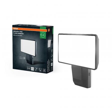 OSRAM LED-Außenstrahler Endura Flood Pro mit Bewegungsmelder 27W 4000K IP55 grau