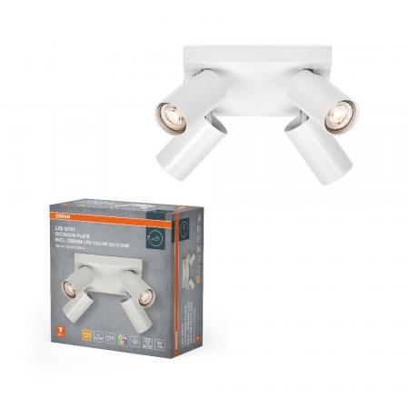 OSRAM LED Spot Octagon 4er Deckenstrahler dimmbar Weiß