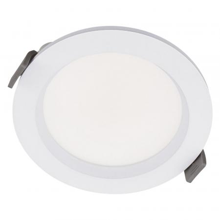 LEDVANCE LED Deckeneinbauleuchte 13W 3000–4000K IP44, Einbaudurchmesser 116mm, Multi Select weiß