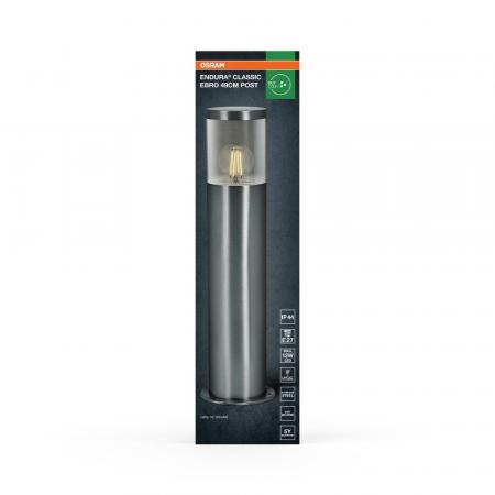 OSRAM Wegeleuchte Classic Ebro Edelstahl