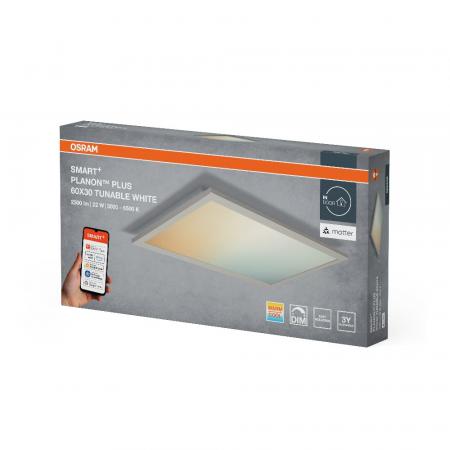 Osram SMART+ Matter Planon Plus Multicolor Aufbau Panel weiss 60x30cm