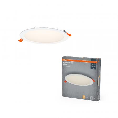 OSRAM LED Einbauleuchte ultra slim ø22,5cm weiß