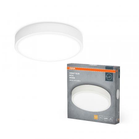 OSRAM Orbis Flache LED-Deckenleuchte Slim Moia 28cm weiß 20W Warmweißes Licht
