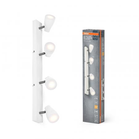 OSRAM LED Spot Pear 4er Wand- und Decken Strahler Weiß