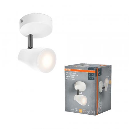 OSRAM LED Spot Pear 1er Wand- und Decken Strahler Weiß