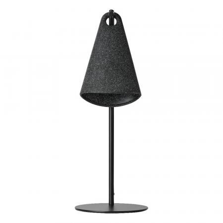 OSRAM Tischleuchte Decor Bell Table in Schwarz mit E27 Fassung - Leuchtenschirm aus recyceltem Material