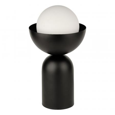 OSRAM Tischleuchte Decor Bowl Table in Schwarz Ø 20 cm aus Stahl mit E14 Fassung