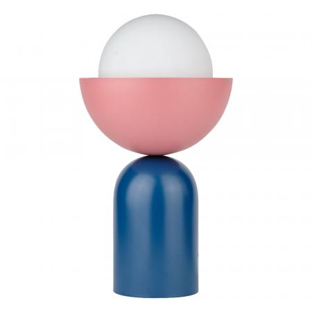 OSRAM Tischleuchte Decor Bowl Table in Blau/ Rosa Ø 20 cm aus Stahl mit E14 Fassung