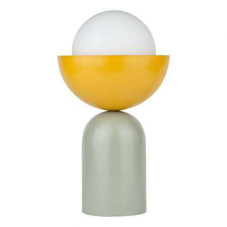 OSRAM Tischleuchte Decor Bowl Table in Grün/ Gelb Ø 20 cm aus Stahl mit E14 Fassung