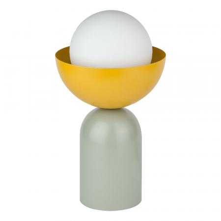 OSRAM Tischleuchte Decor Bowl Table in Grün/ Gelb Ø 20 cm aus Stahl mit E14 Fassung