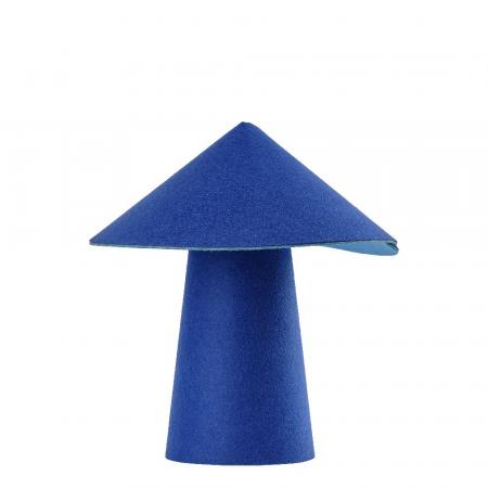 OSRAM Akku Tischleuchte Decor Flip Mobile in Blau, Auffällige Leuchte aus Filz - Dimmfunktion über Touch-Technologie