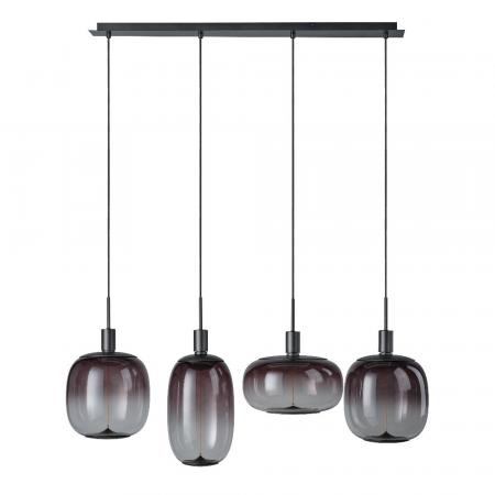 OSRAM Decor Pendant Needle Linear Schwarz aus Stahl - Pendelleuchte mit 4 x E27 Fassung ohne Leuchtmittel