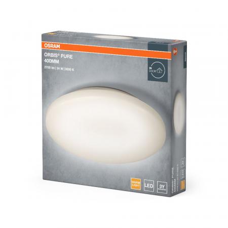 Osram Orbis Pure LED Wand- und Deckenleuchte Ø 40 cm warmweiß