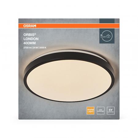 OSRAM Deckenleuchte Orbis London Schwarz 40cm