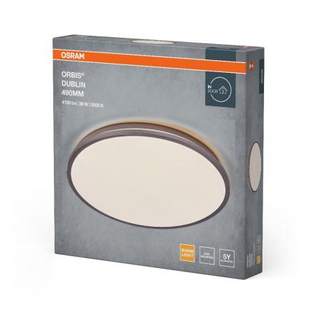 OSRAM Deckenleuchte Orbis Dublin Silber 49cm