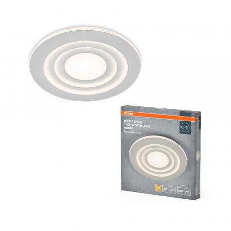 Osram LED-Deckenleuchte Orbis Spiral Loop Round 505mm 42W weiß Warmweißes Licht - direktes & indirektes Licht, sehr homogene Lichtverteilung