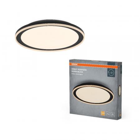 OSRAM Orbis Pederson Deckenleuchte 24W 550MM Schwarz mit warmweißem Licht
