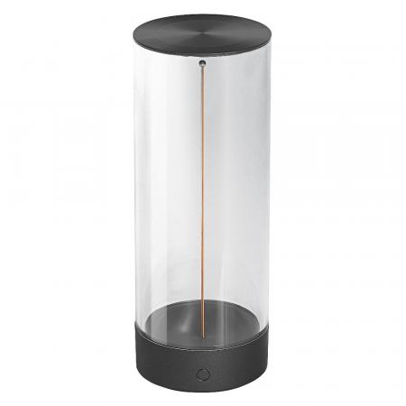OSRAM ENDURA Style Decor Filament Tischleuchte USB IP54 Dunkelgrau