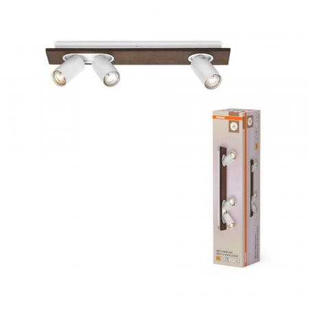 OSRAM Nachhaltiger 3er LED Decor Spot Mercury Wand- und Decken Strahler Weiß mit hoher Farbwiedergabe